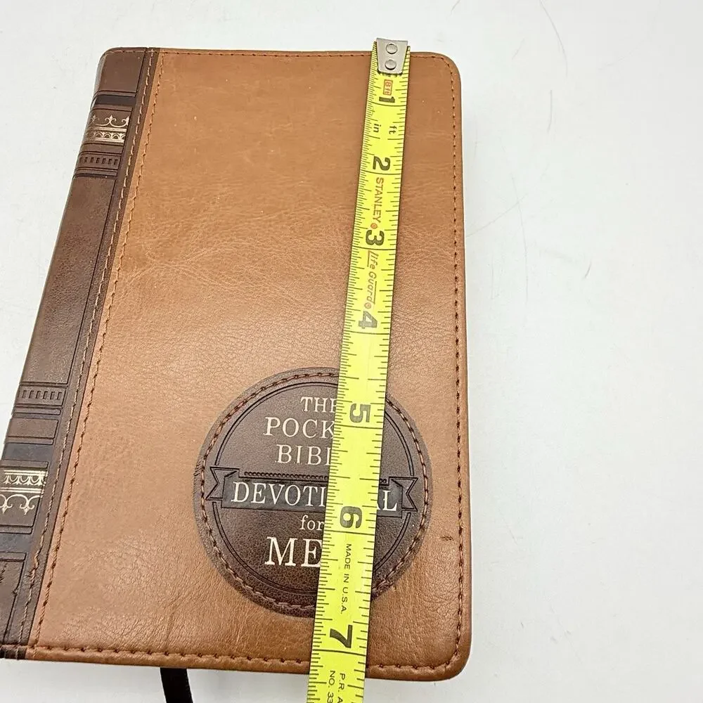 Pocket Bible Devotional for Men Imitation Leather First edition 2017